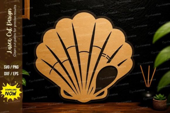 Create H1 From Seashell Beach Decor Laser Cut Svg