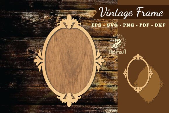 Vintage Lasercut Frame SVG 1